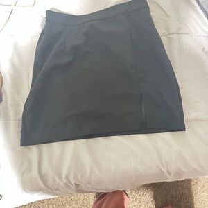 Mini black skirt